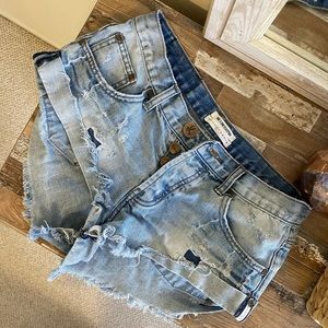 One Teaspoon denim shorts